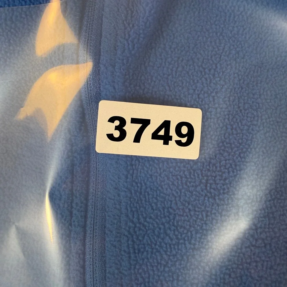 The North Face Mens Blue Quarter Zip Fleece Pullover Thumbholes Small HN #3749